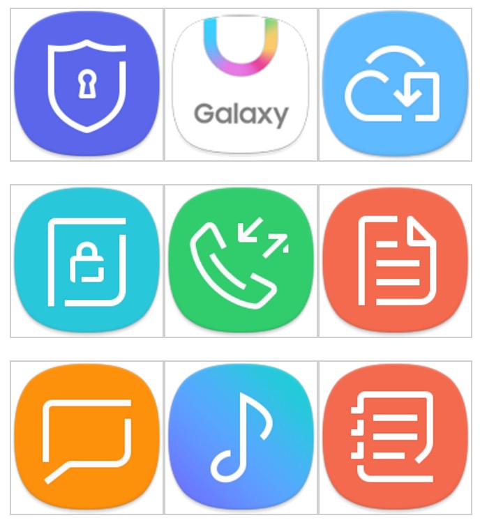samsung galaxy s8 launcher and app icons leaked online 513858 5