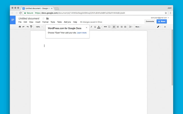 Cette extension WordPress offre un support à l'édition collaborative dans Google Docs 33 unnamed 1