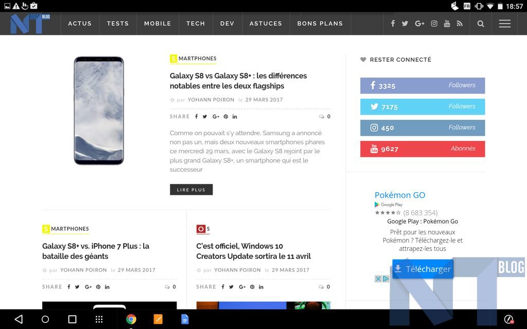 Test du Lenovo Yoga Book : une tablette Android spéciale 44 Screenshot 20170329 185722