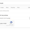 Soumettre URL dans Google Recherche