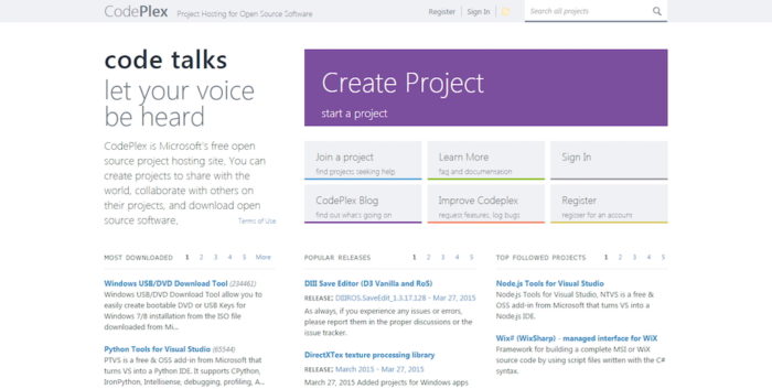 Microsoft abandonne CodePlex, et redirige les utilisateurs vers GitHub