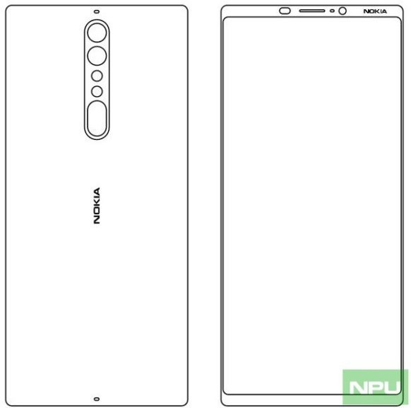 croquis nokia 9 1