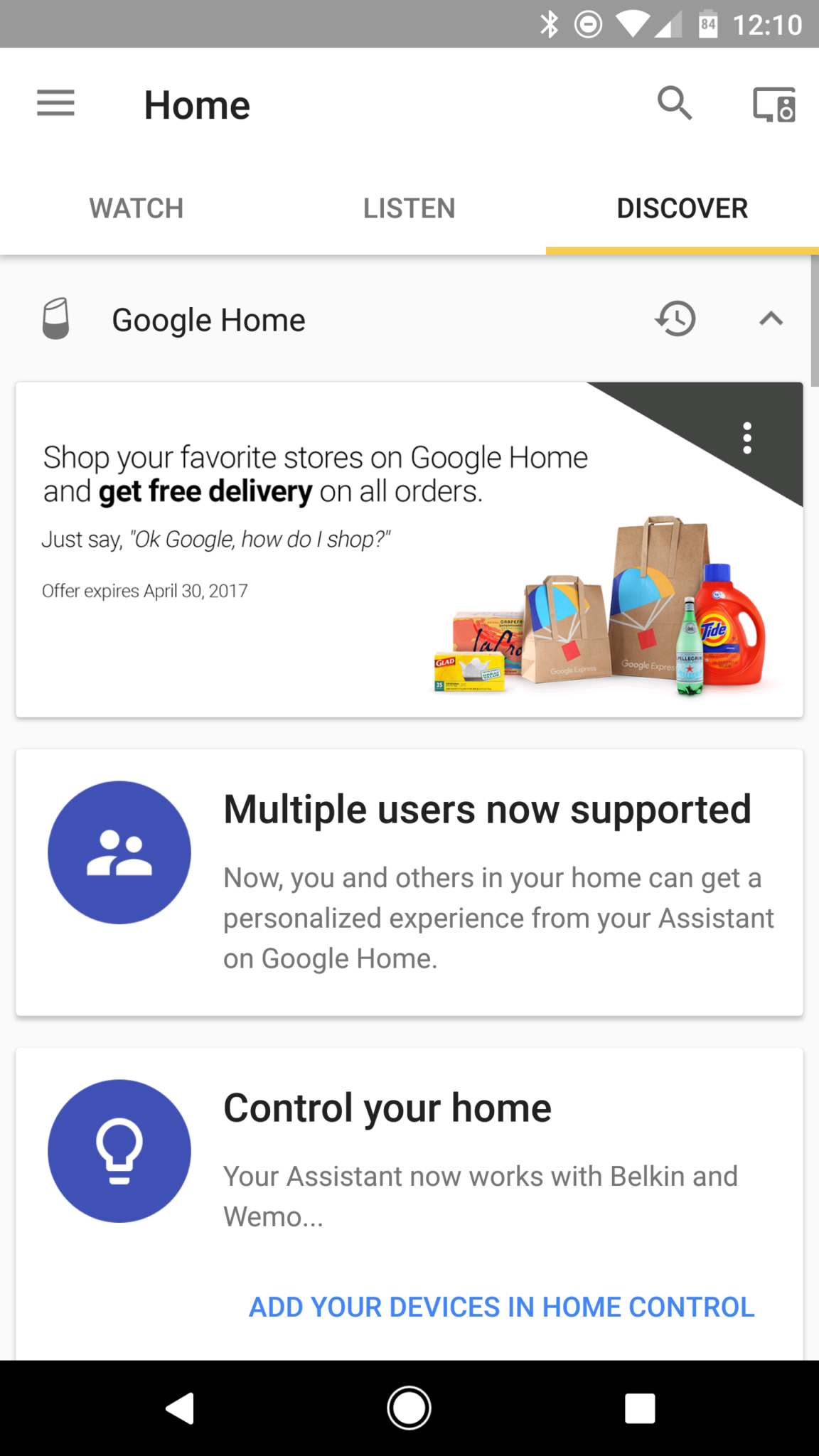 nexus2cee google home multiple users 1