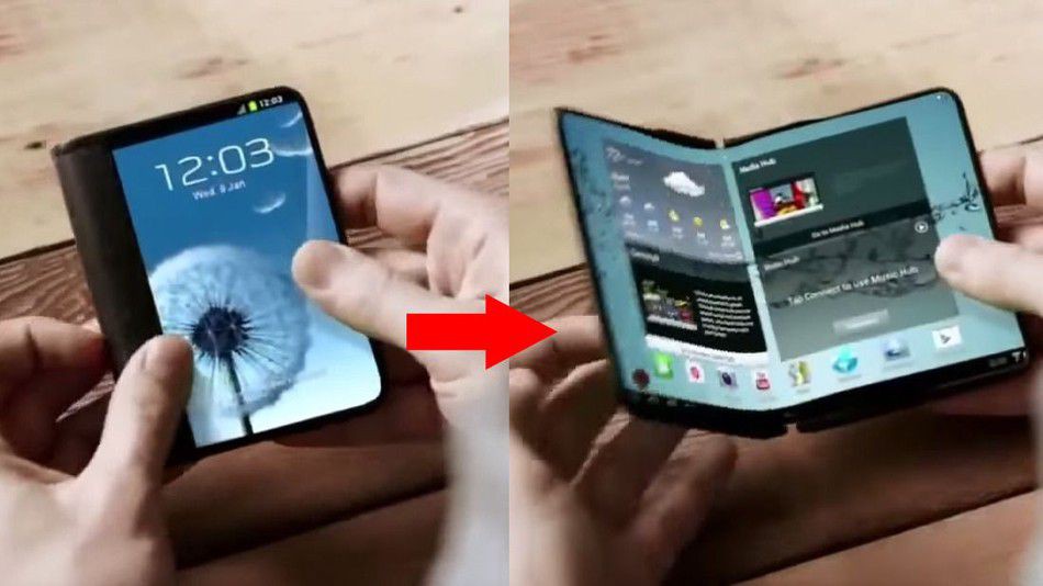 samsung foldable smartphone