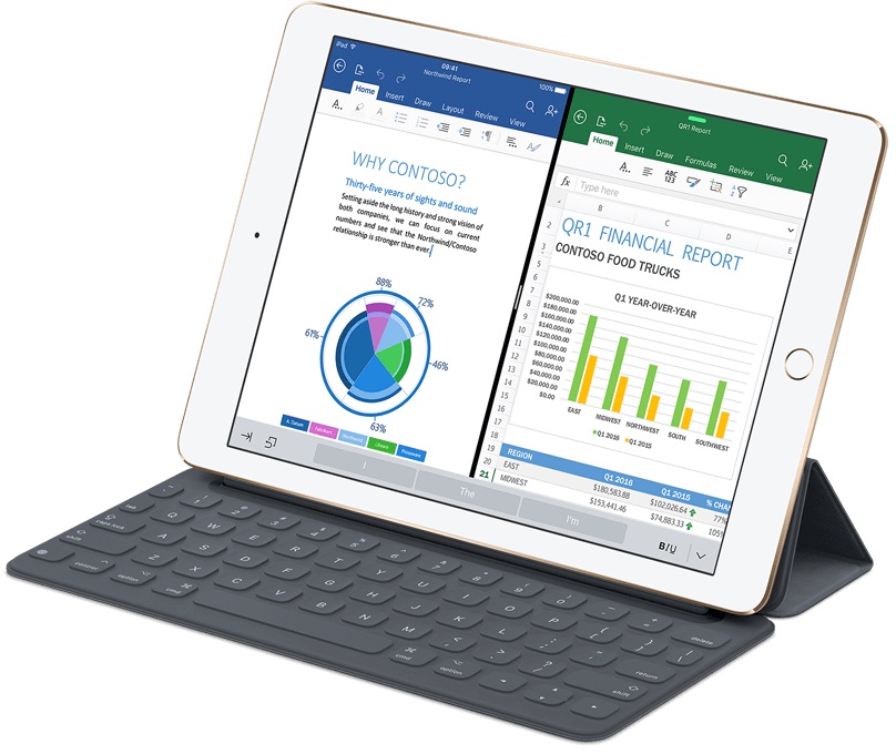 Microsoft Surface Pro vs Apple iPad Pro : le match sur le marché du 2-en-1 51 07 smart keyboard device img