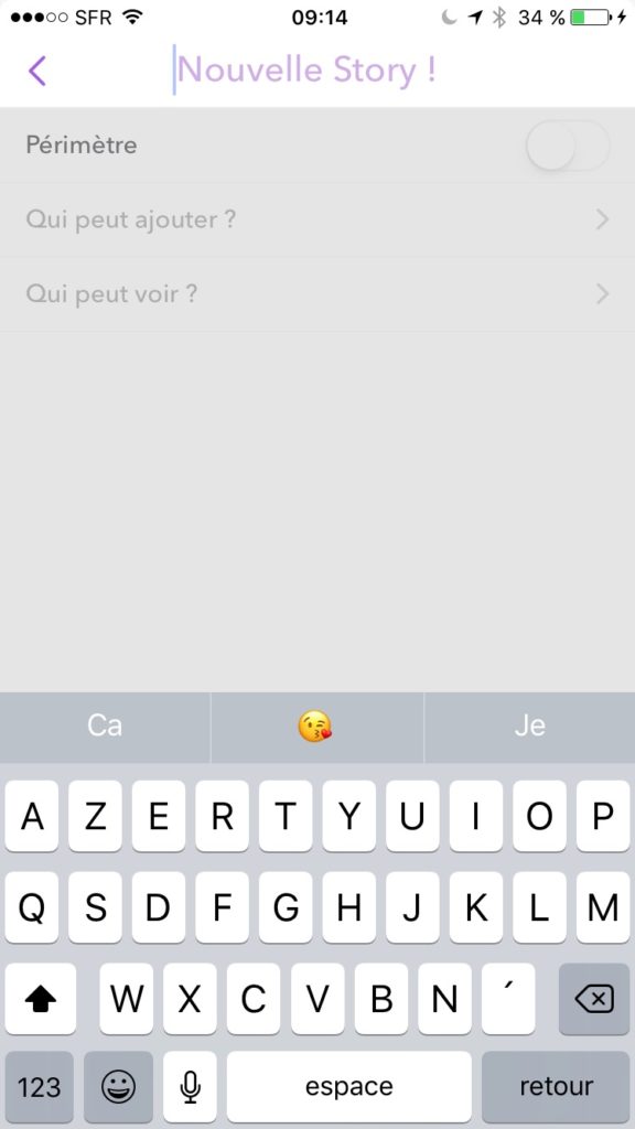 Snapchat lance ses Stories personnalisées dédiées à vos amis 54 IMG 3294