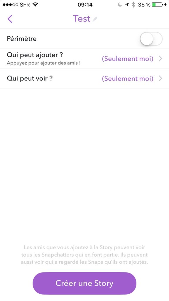 Snapchat lance ses Stories personnalisées dédiées à vos amis 55 IMG 3296
