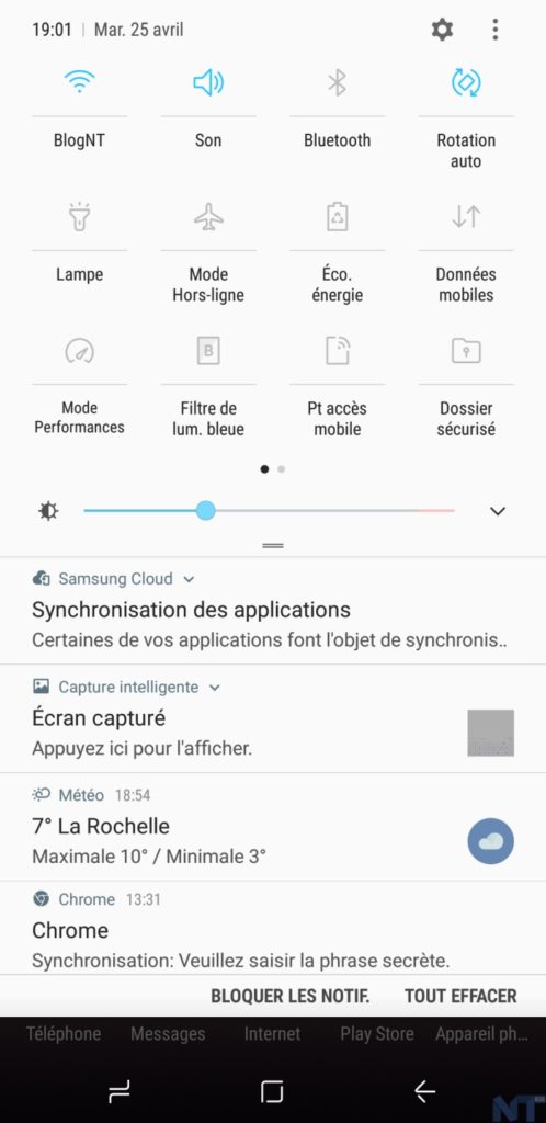 Test du Samsung Galaxy S8+ : le monstre de 2017 40 Screenshot 20170425 190126 blognt