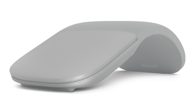 Microsoft lance la souris Surface Arc Mouse en 3 coloris 50 Surface accessoryM 1 Hero MultiFeature PivotPanel color2 V2.png