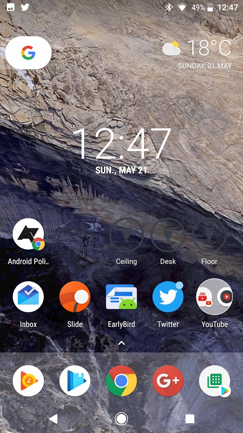 google chrome obtient icones adaptatives android o 2