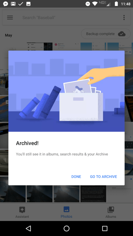 Maintenant sur Google Photos vous pouvez cacher vos photos sensibles 41 google photos archive 3