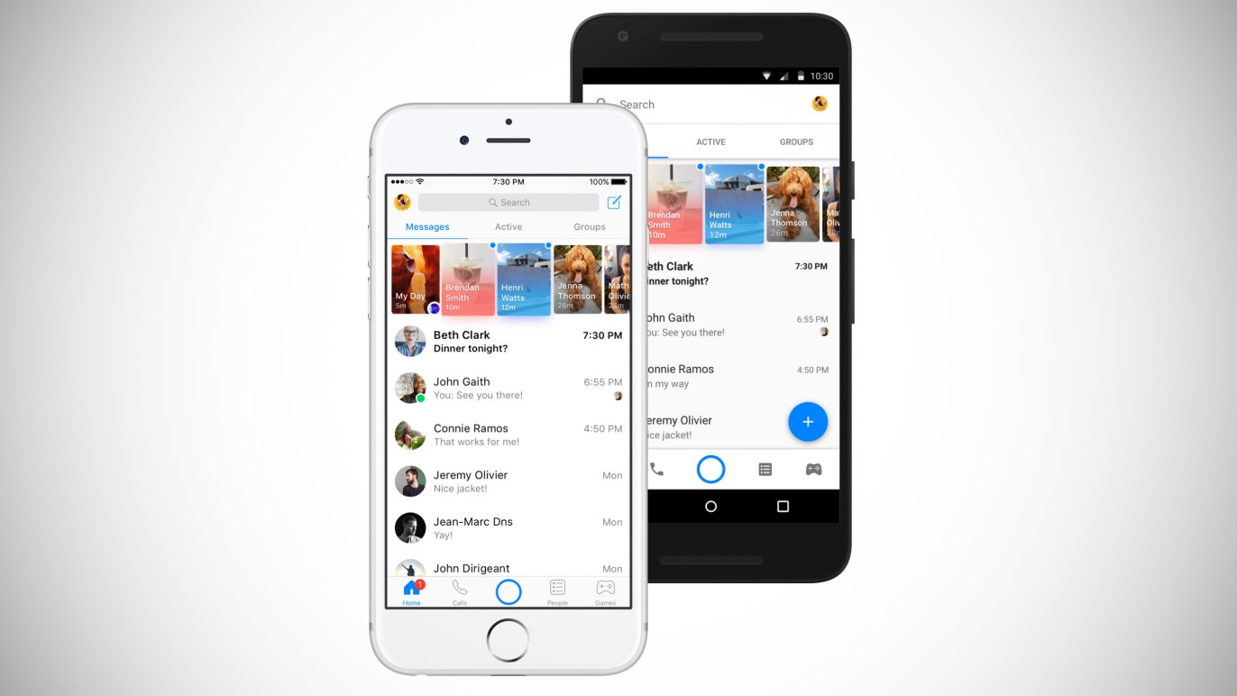 Facebook met à jour l'interface utilisateur de Messenger avec des onglets 50 messenger inbox feat