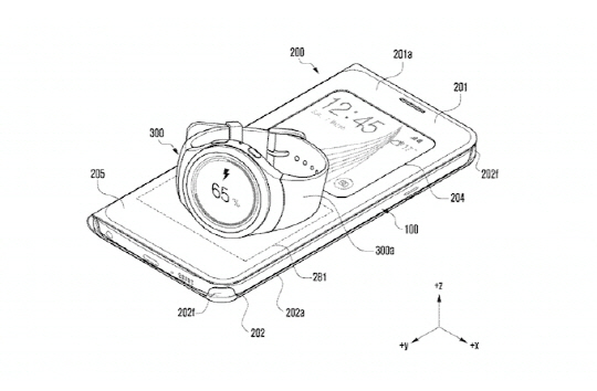 Samsung dépose un brevet pour charger une smartwatch avec un smartphone 50 1 312