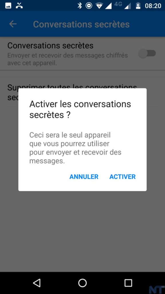 Comment utiliser les conversation secrètes de Facebook Messenger ? 61 Facebook Messenger Secret 06