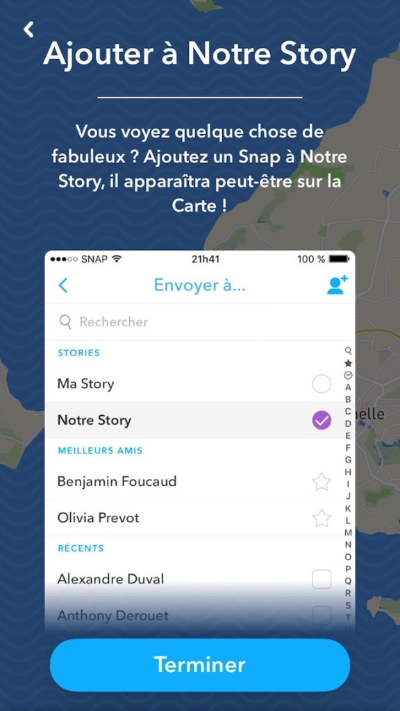 Snapchat lance le partage de localisation avec Snap Map 56 IMG 3780