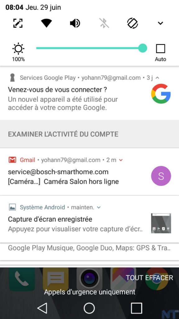 Test du LG K10 (2017) : un smartphone convaincant à 150 euros 39 LG K10 screen 18