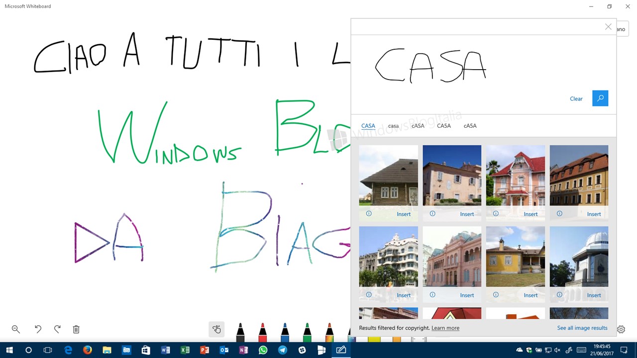 Microsoft Whiteboard PC e tablet Windows 10 5