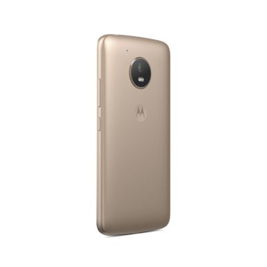 Moto E4 Fine Gold Back Angle