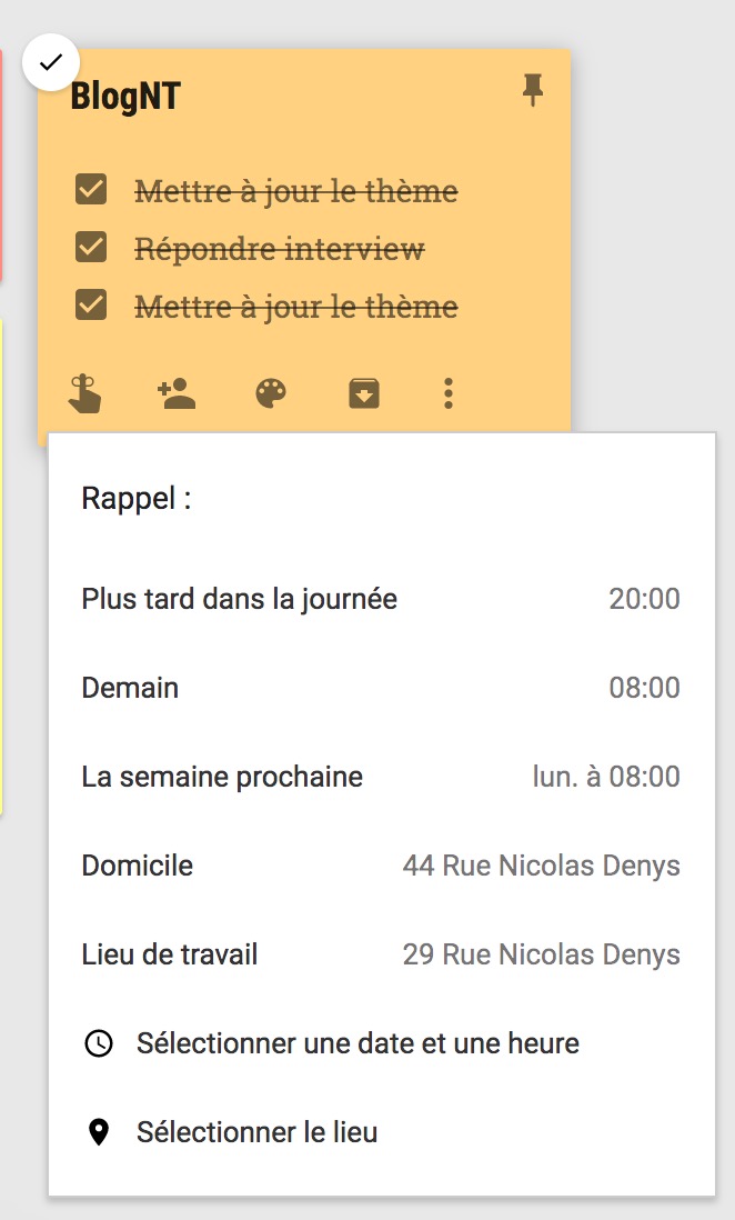 comment utiliser google keep pour une gestion de projet simple 6