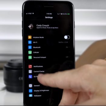 grace a ios 11 votre iphone va se doter mode sombre 1