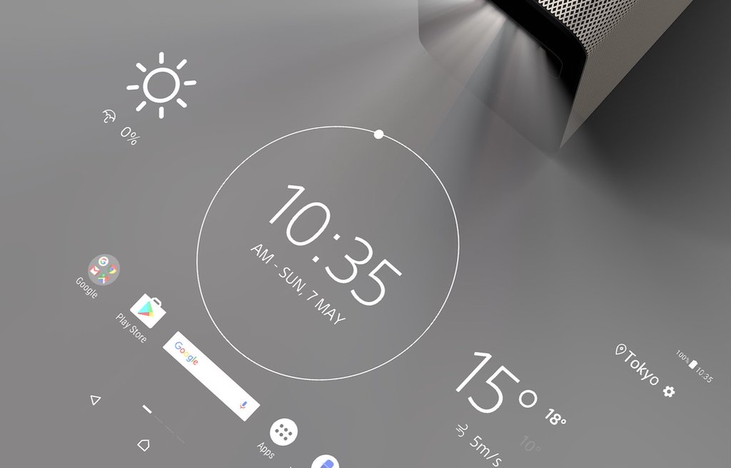 Le projecteur Sony Xperia Touch est disponible, mais coûte très cher