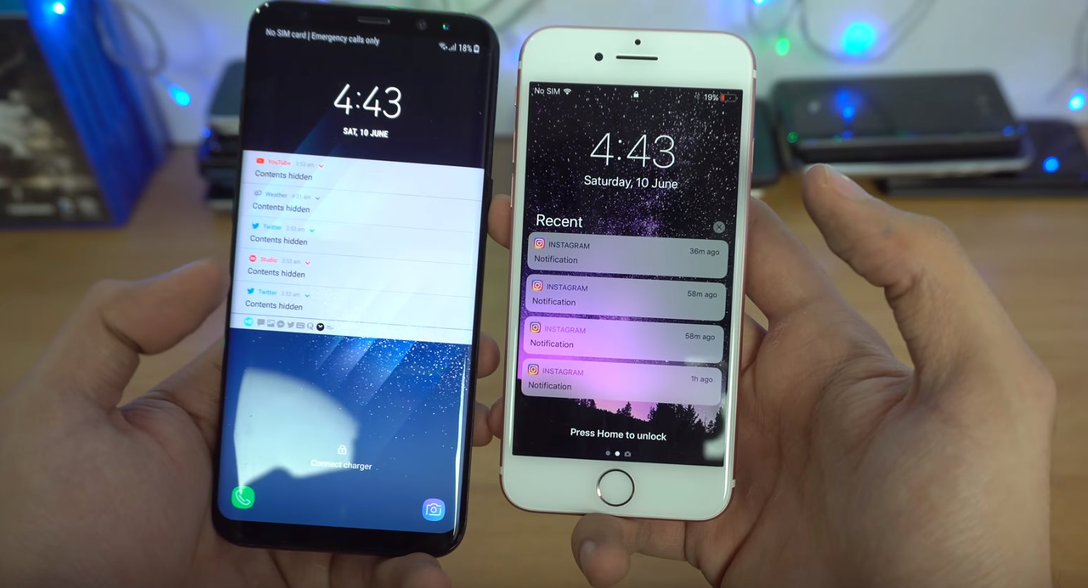 ios 11 vs android