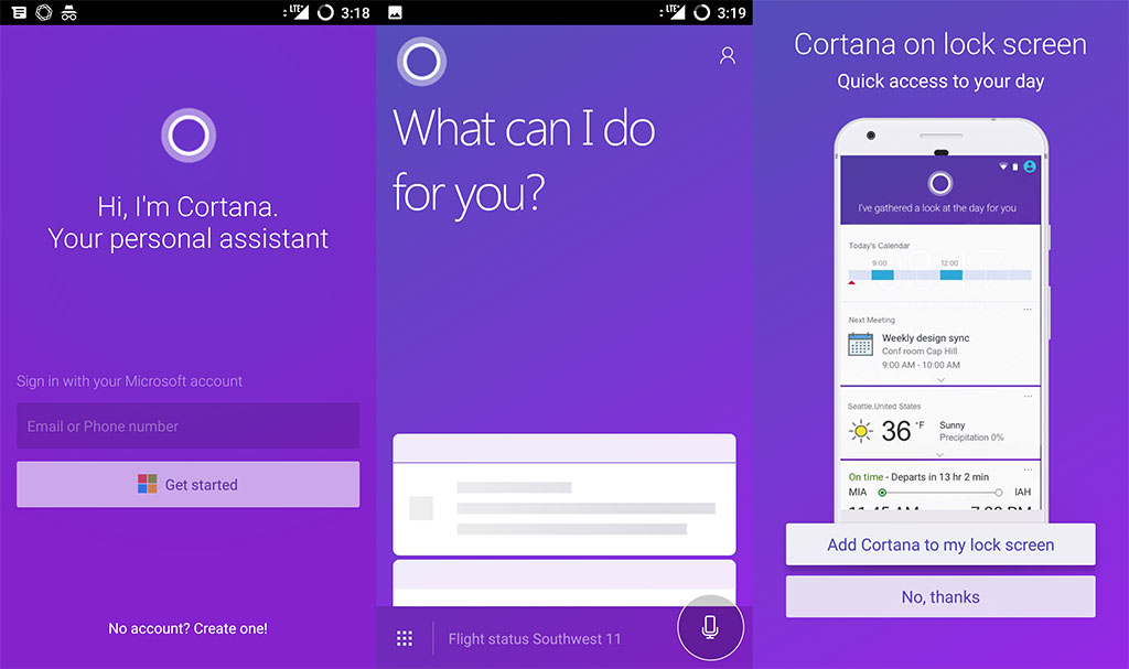 Cortana peut remplacer Google Assistant sur votre téléphone Android