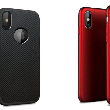 olixar x duo iphone 8 case carbon fibre jet black p64210 450