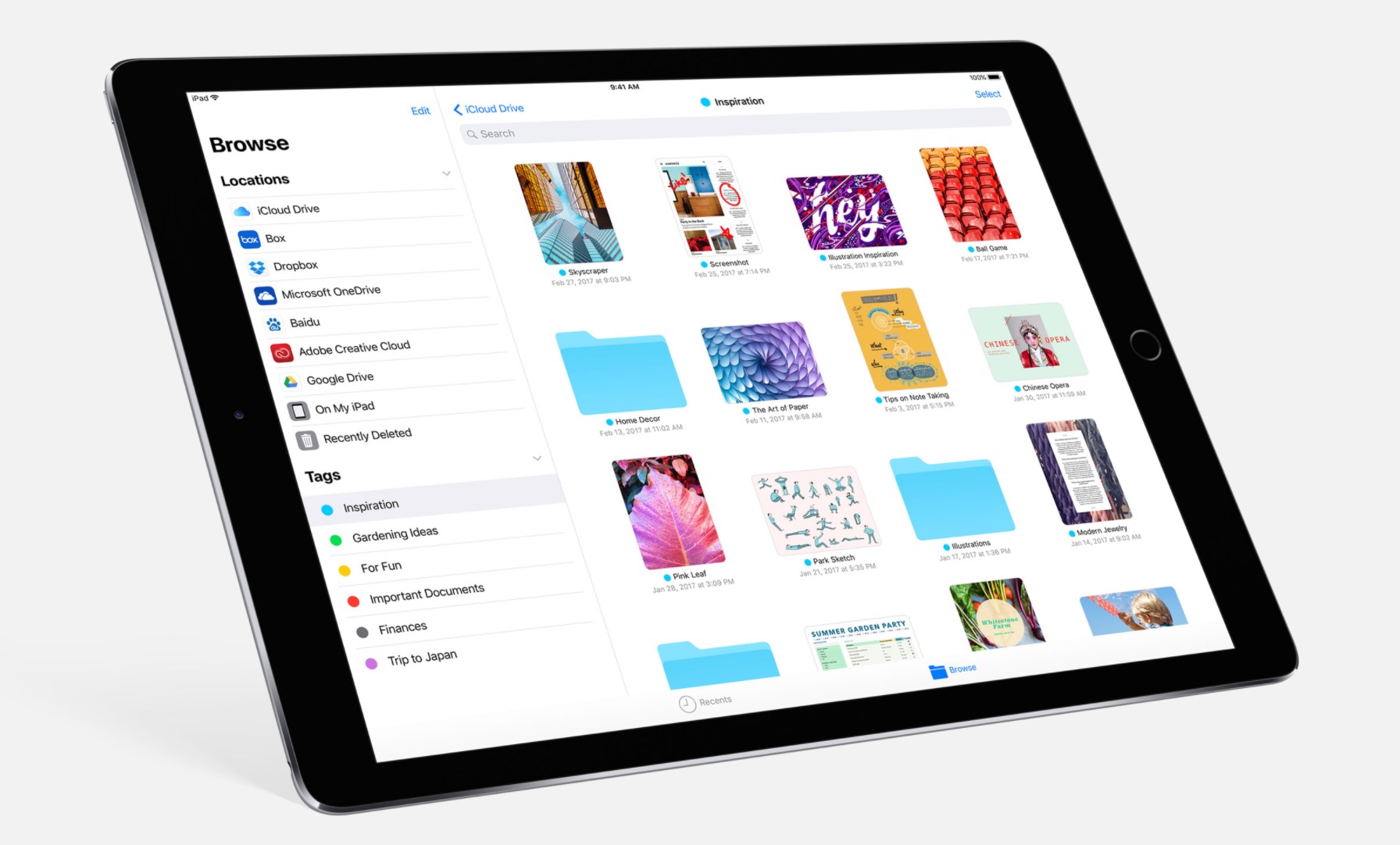 Microsoft apporte le support de OneDrive dans l'application Fichiers d'iOS 11 50 wwdc 17 apple rend ios 11 vraiment utile ipad 1