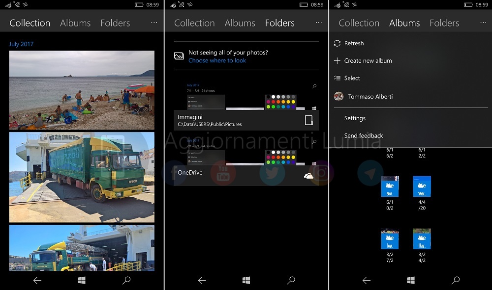 Windows 10 Mobile : cette fuite révèle une nouvelle application Photos 51 Layout Home