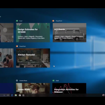 Windows 10 Timeline