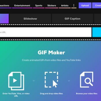 giphy lance outil gif maker navigateurs mobiles