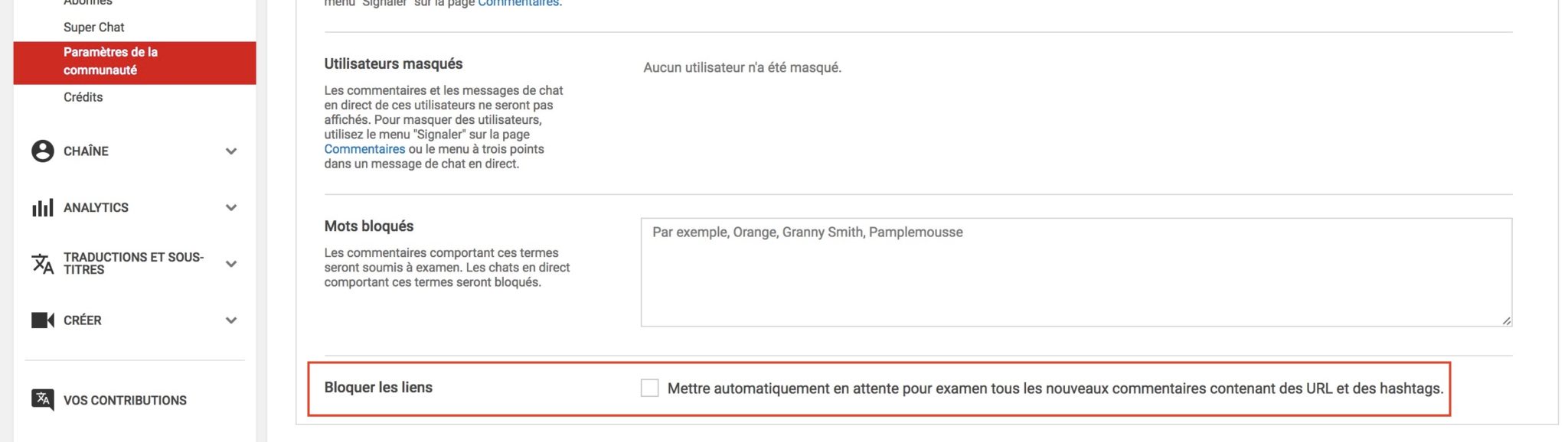 google essaie reduire spams commentaires youtube