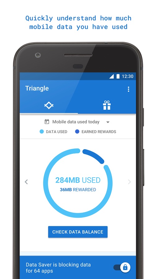 Google Triangle : cette application vise à réduire votre consommation de données 43 google triangle 1