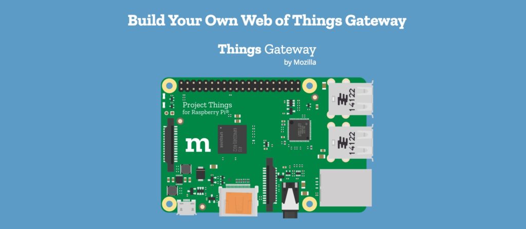 mozilla imagine passerelle rapsberry pi things gateway