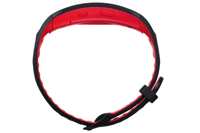 IFA 2017 : le bracelet Gear Fit 2 Pro permet d'écouter Spotify hors ligne 55 09 Gear Fit2 Pro Red Side