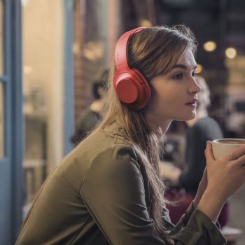 Sony MDR 100ABN Rouge orange L3 1200