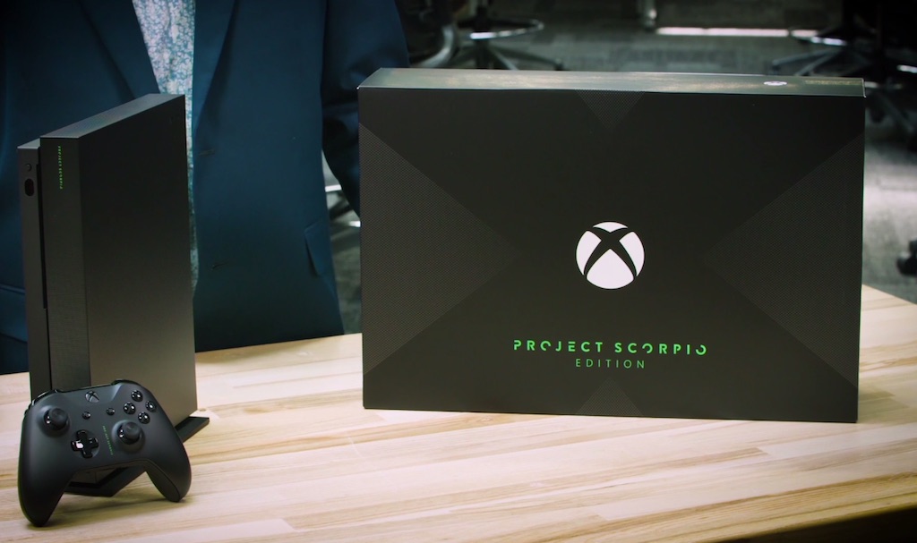Microsoft dévoile la version édition limitée Xbox One X Project Scorpio