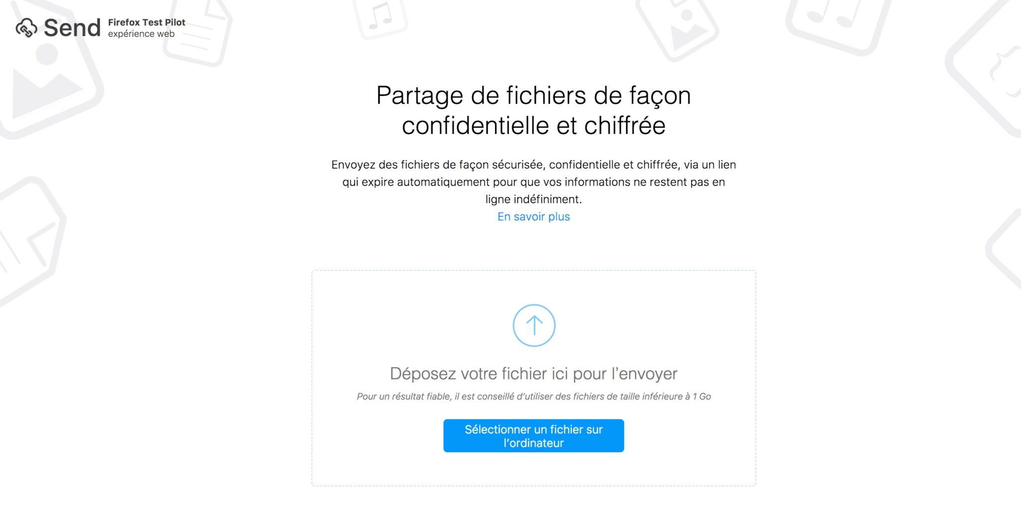 Mozilla Send permet d’envoyer des fichiers éphémères de 1 Go