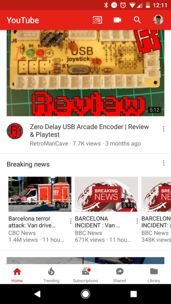 Vous pouvez maintenant obtenir vos dernières news sur YouTube 34 nexus2cee Screenshot Aug 18 2017 12 11 58 AM 668x1188