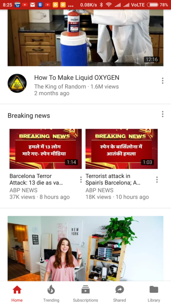 Vous pouvez maintenant obtenir vos dernières news sur YouTube 33 nexus2cee Screenshot 2017 08 18 08 25 22 211 com.google.android.youtube 668x1188