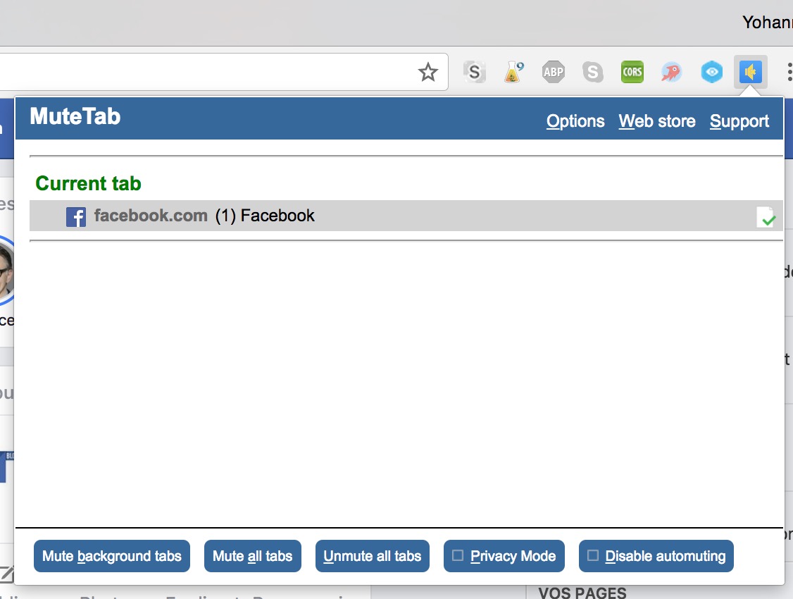Comment couper automatiquement le son des onglets dans Chrome et Firefox 50 comment couper son onglets chrome et firefox 1