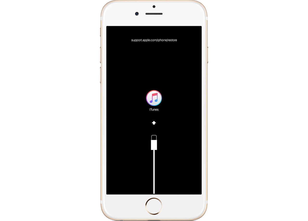 iphone6 ios10 recovery mode screen