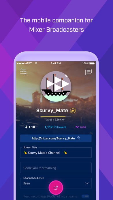 Mixer Create permet de diffuser des jeux en direct sur Android et iOS 43