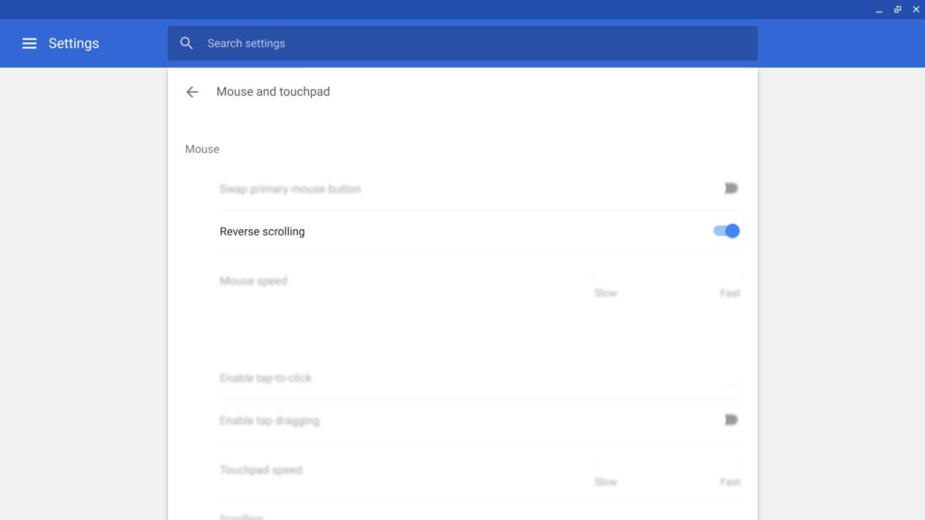 Chrome OS va offrir la possibilité de renommer les clés USB 48 mouse reverse scrolling setting