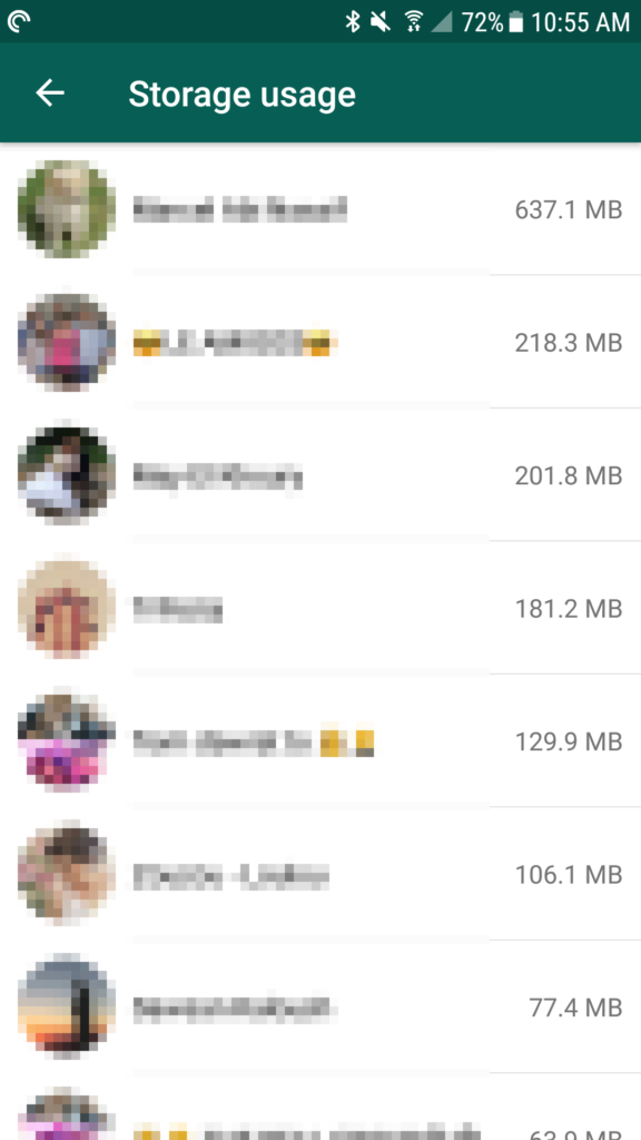La version bêta de WhatsApp sur Android offre une fine gestion du stockage 54 nexus2cee whatsapp storage usage 2