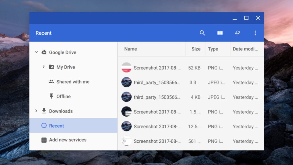 Chrome OS va offrir la possibilité de renommer les clés USB 47 recent files app