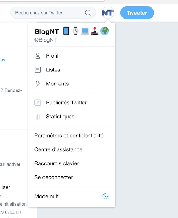 twitter mode nuit 2
