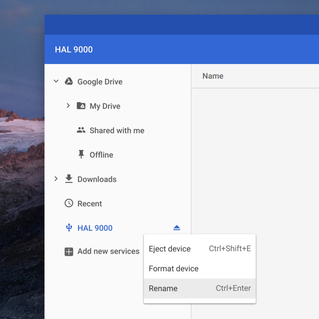 Chrome OS va offrir la possibilité de renommer les clés USB 50 usb drive rename
