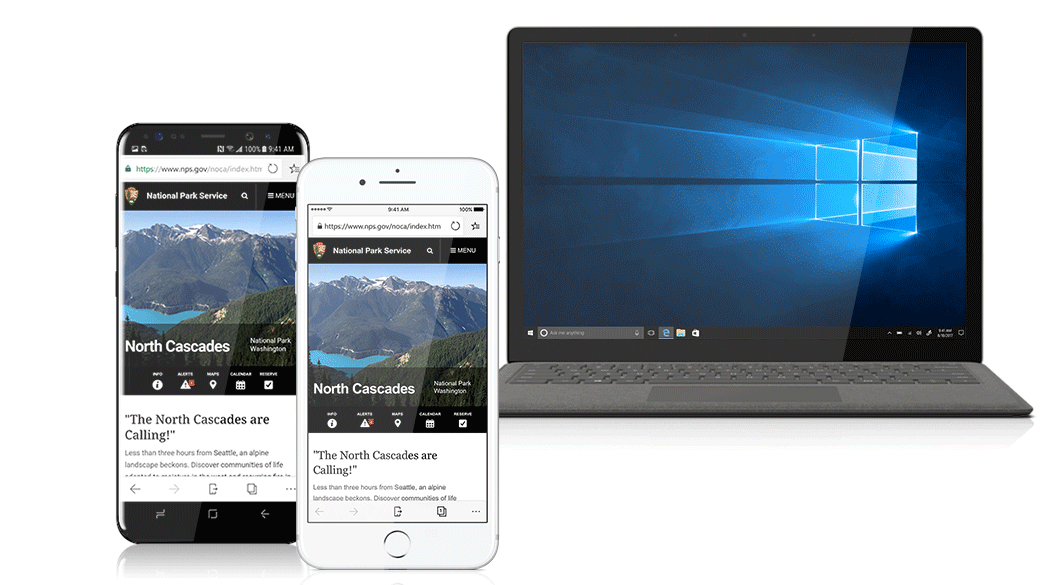 Microsoft Edge arrive sur iOS et Android en version bêta 50 FINAL ProjectE animationPark 03